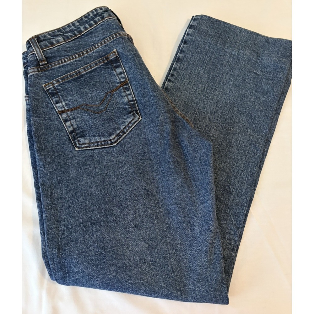 Harley Davidson Jeans Woman's sz 10 bootcut length 30 altered Denim Motorcycle